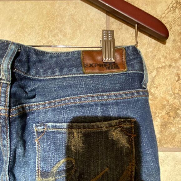 Express Stella Skinny Leg Blue Jeans 0 - Picture 3 of 6